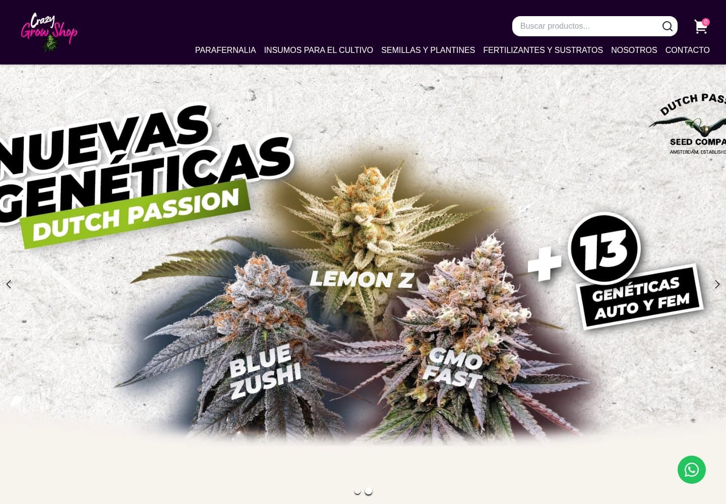 Screenshot of CrazyGrow