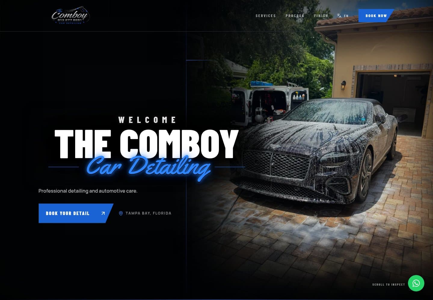 Screenshot of Detailing · Four client deliveries