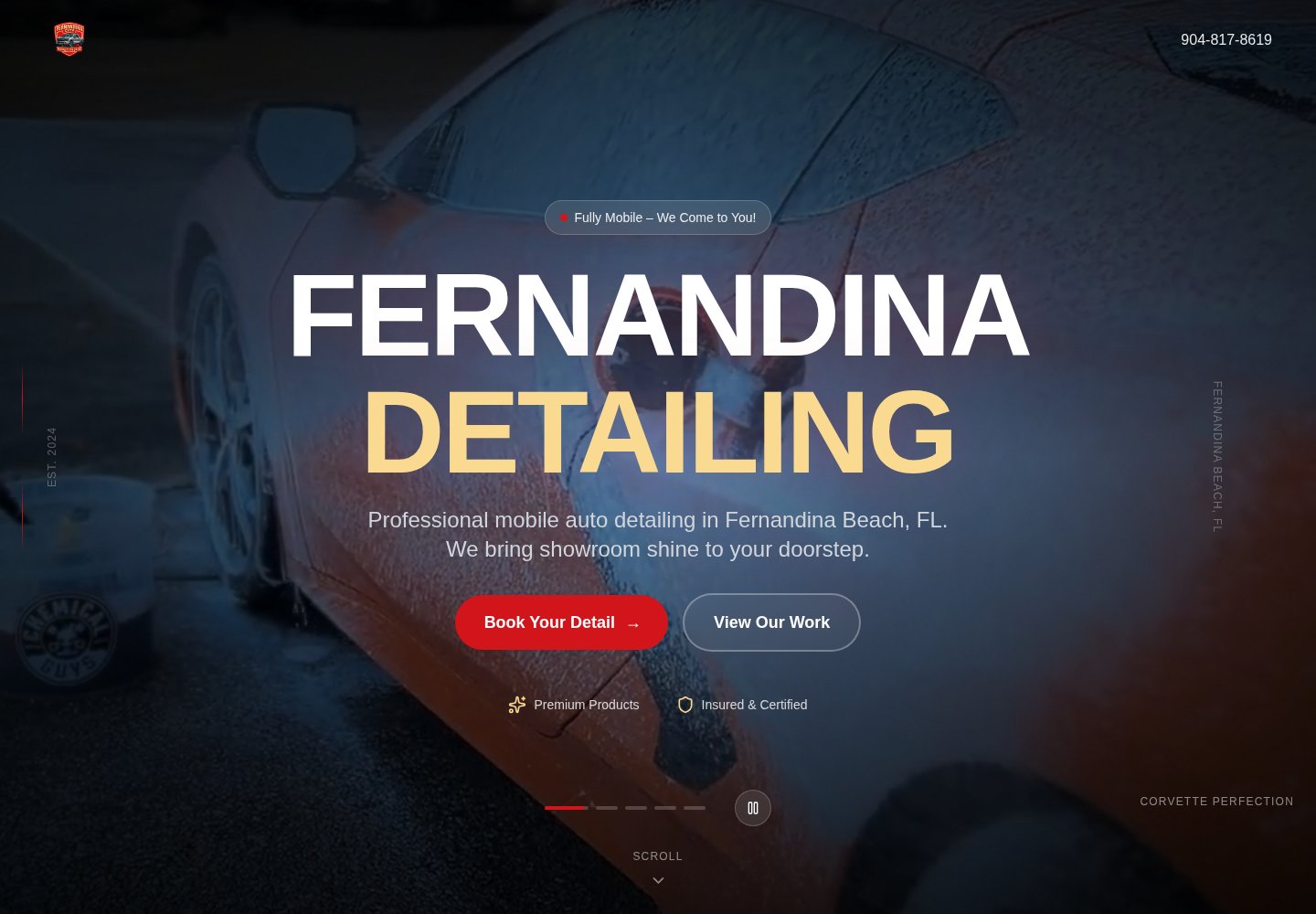 Screenshot of Fernandina Detailing